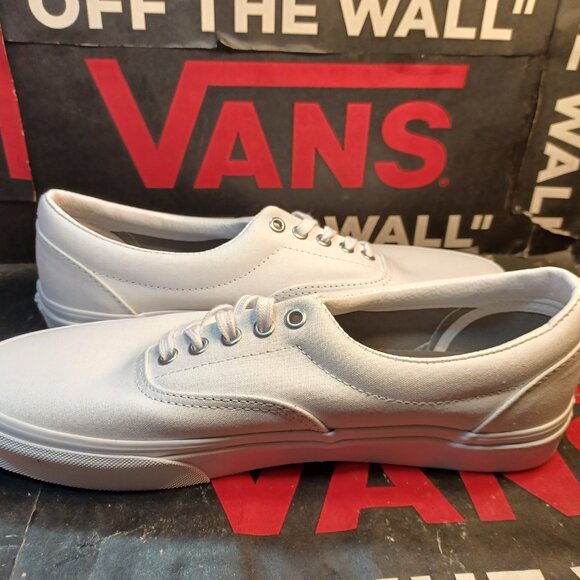 Vans Men's 13 Era Mix True White /True White Classic Canvas VN000VHQAOB - Picture 10 of 12